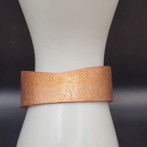 Vintage Solid Copper Chunky Bangle Bracelet